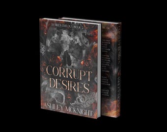 SIGNED Corrupt Desires w/ bookmark and art print - Paperback