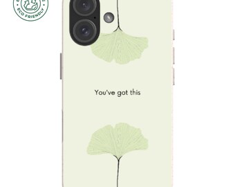 ¡Lo tienes! Funda ecológica para teléfono: Funda biodegradable para iPhone y Galaxy