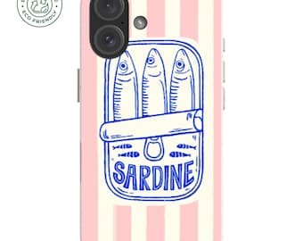 Sardines Eco-Friendly Phone Case: Biodegradable iPhone & Galaxy Cover