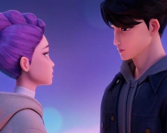 Between Worlds -  [Jinu x Rumi FanFiction] - kpop demon hunters