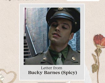 Bucky Barnes' Romantic Love Letter (Spicy)