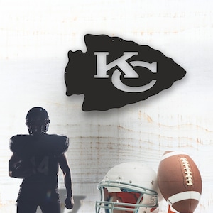 Kansas City Chiefs Metal Wall Art, Kansas City Chiefs Wall Sign, Christmas Gift İdea, Living Room Metal Wall Art, American Football, NFL