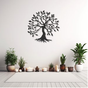 Tree of Life Metal Wall Art, Tree of Life Decor, Tree of Life Wall Decor, Living Room Wall Art, Metal Wall Art, Metal Wall Decor