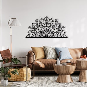 Mega Mandala Metal Wall Art, Spiritual Wall Art,Bedroom Wall Decor, Living Room Wall Art,  Home Decor, Yoga Gifts, Large Decor, Gift for her