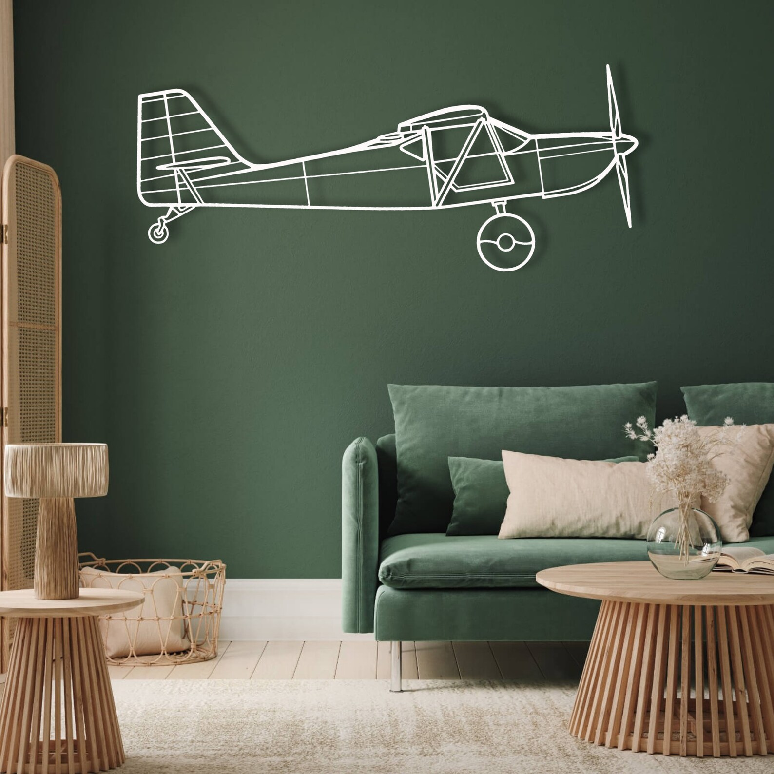 Kitfox 5 Aircraft Metal Wall Art,airplane Wall Decor,custom Aircraft ...