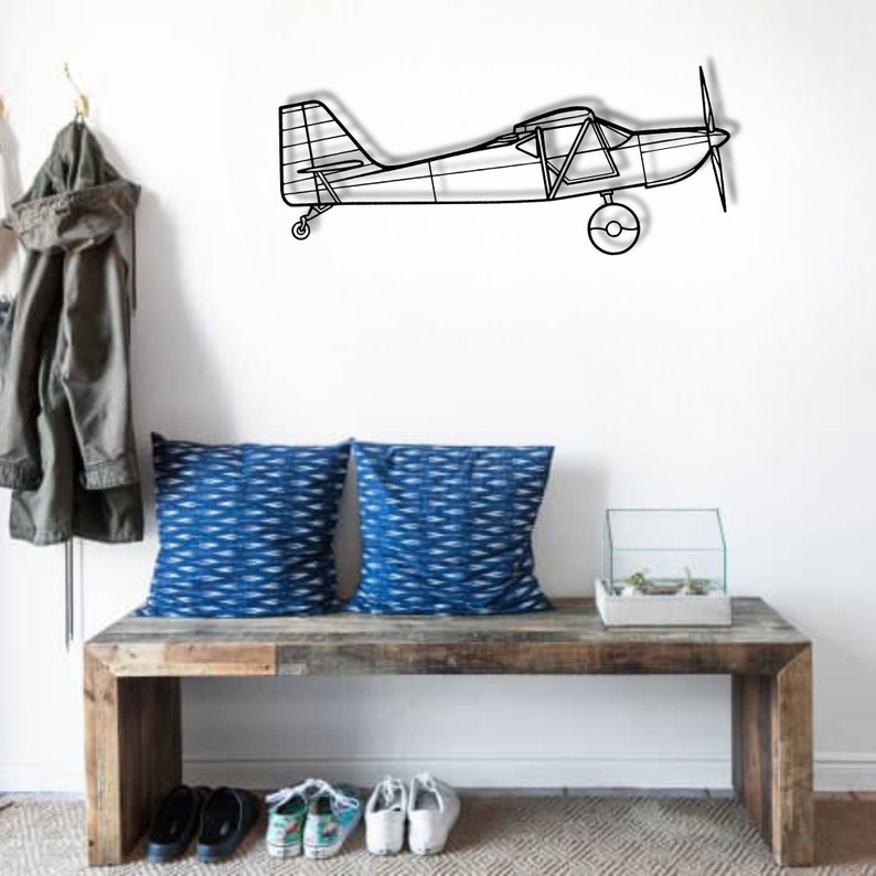 Kitfox 5 Aircraft Metal Wall Art,airplane Wall Decor,custom Aircraft ...
