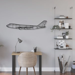 747-400F Aircraft  Metal Wall Art | Airplane Wall Decor, Custom Home Decor & Gift Idea for Aviation Lovers ,Man Ceve, Gift For Him
