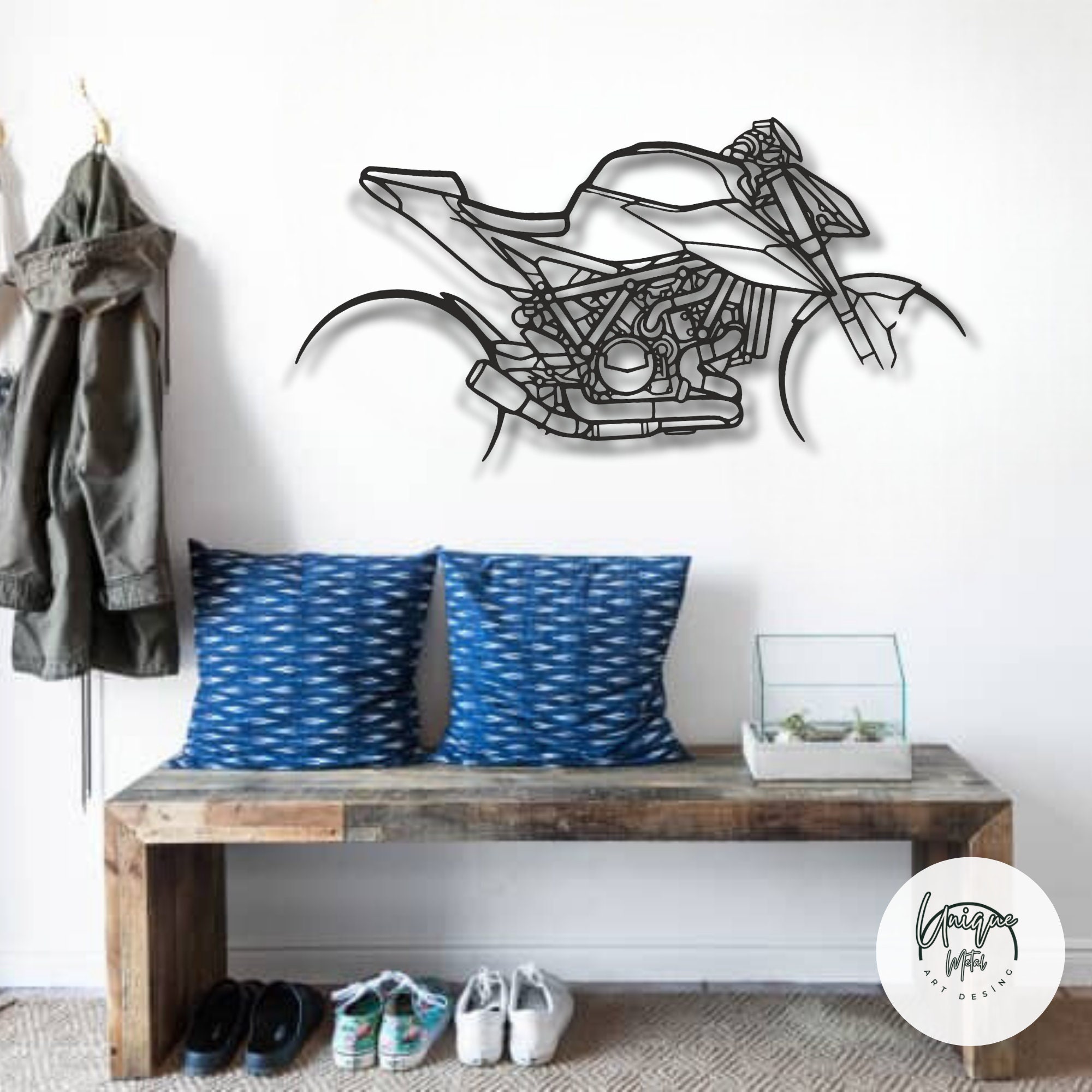 Super Duke R 1290 Metal Wall Art | Custom Motorcycle Wall Decor, Unique Gift for Bikers & Motorcyclists, Handmade Metal Art