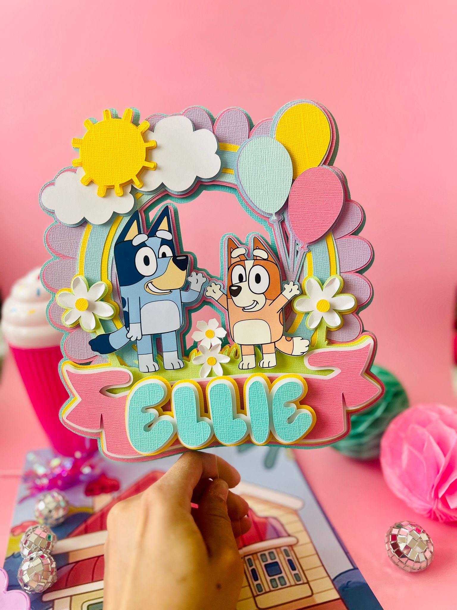 Bluey Cake Topper