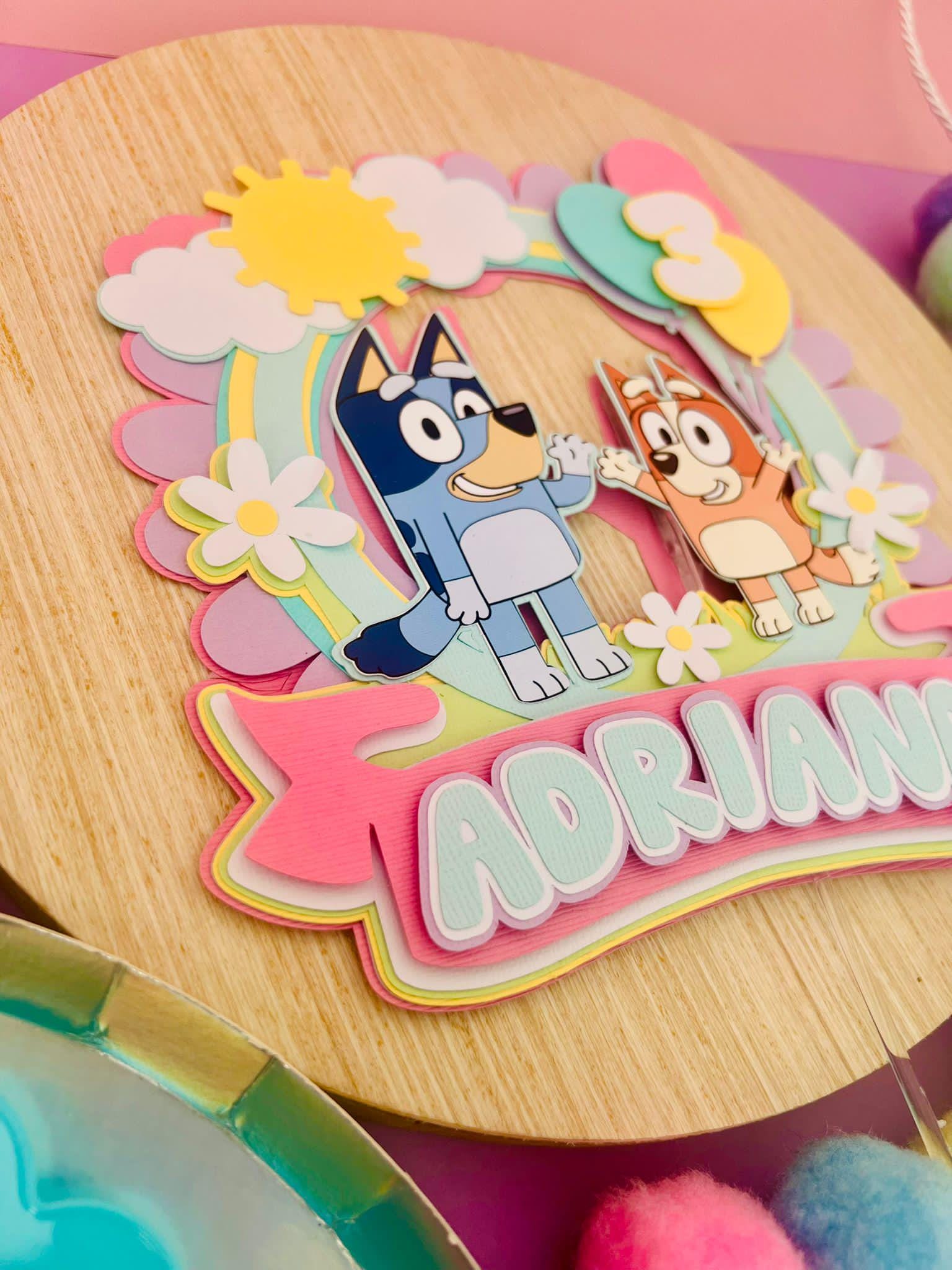 Bluey Cake Topper