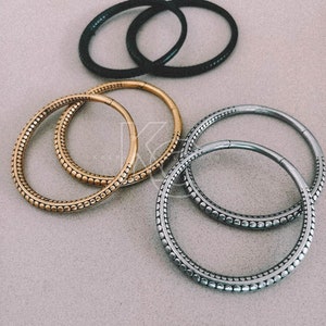 Vintage Hoop Ear Weights Big Hoop Ear Weights Ear Hangers Stretched Ears Gauge Earrings Round Hoop Pattern Earrings
