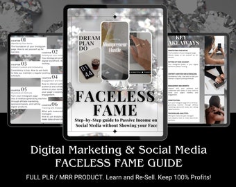 Guia da Fama Sem Rosto: Marketing de Mídia Social (Produto Digital)