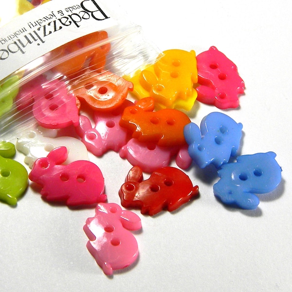 Bunny Buttons - Etsy
