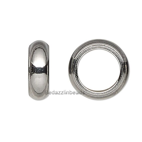 100 Surgical 304 Stainless Steel Silver Round Spacer Ball Beads Small Big