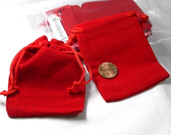 10 Natural Beige Burlap Cinch String Jewelry Gift Pouch Bags - Small