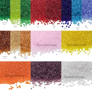 800 Transparent Economical 11/0 #11 Round Rocaille 1.8mm Small Round Glass Seed Beads