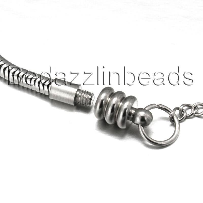 Stainless Steel Gold Flat Snake Chain Bracelet - Justop Fashion Jewelry