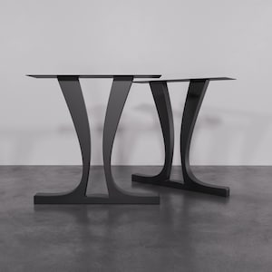 Modern Industrial Metal Table Legs: Unique Design, Custom Furniture
