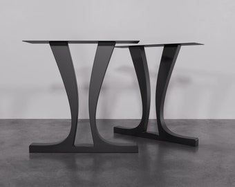 Modern Industrial Metal Table Legs: Unique Design, Custom Furniture