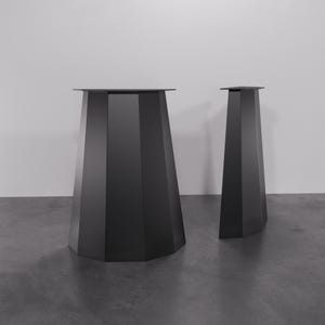 Designer Edition Handcrafted Metal Table Legs, Modern Metal Table Base for Dining Tables, Steel Table Base for DIY Dining Table Projects