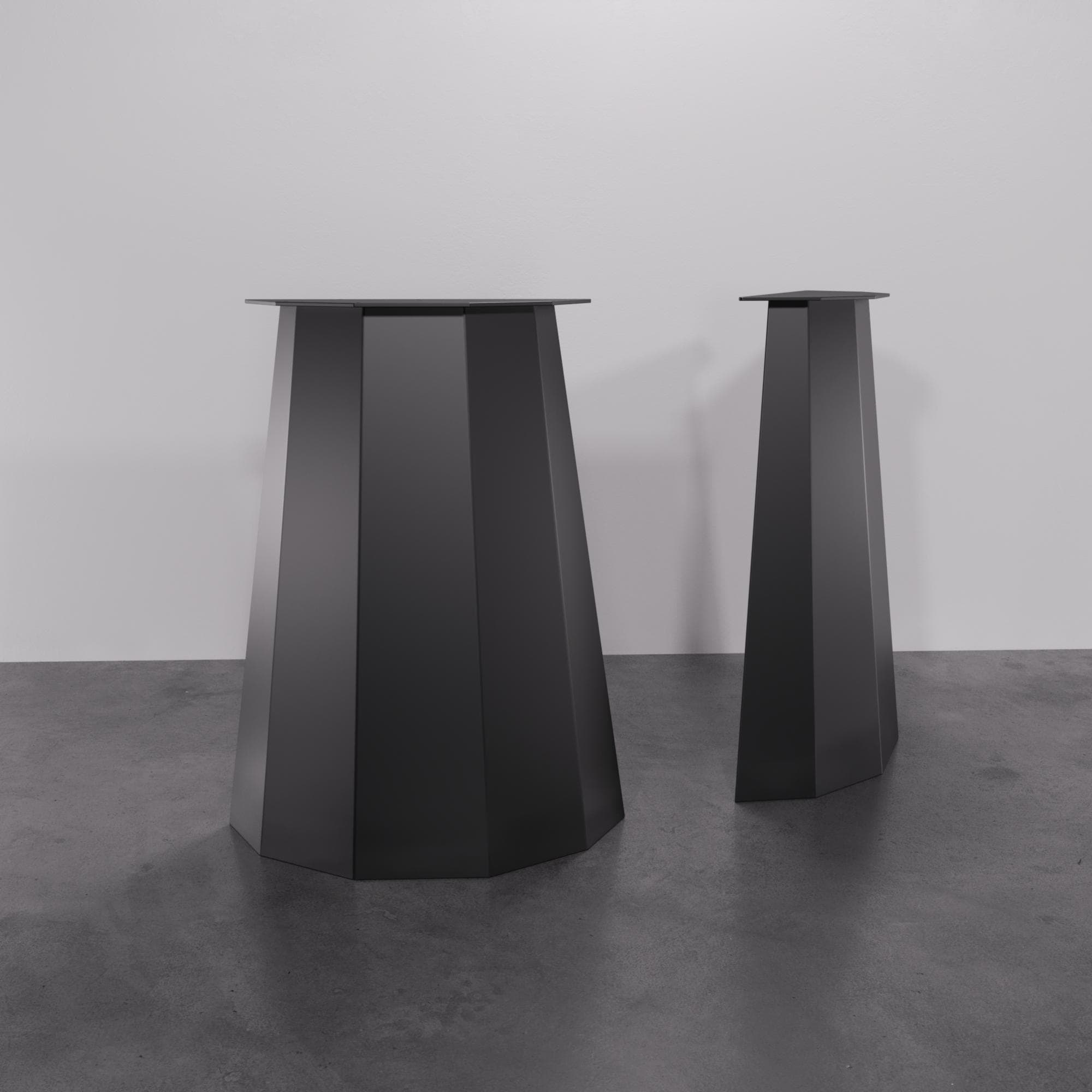 Designer Edition Handcrafted Metal Table Legs, Modern Metal Table Base for Dining Tables, Steel Table Base for DIY Dining Table Projects