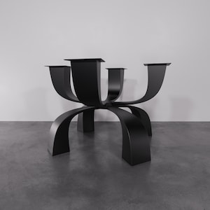 Metal Table Leg for Round Table ,Sleek Metal Base for Table, Premium Contemporary Steel Leg Design