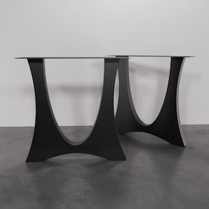 Moderne Metall Tischbeine Einzigartiges Design, Esszimmertisch, Handgefertigte Stahl Tischbeine