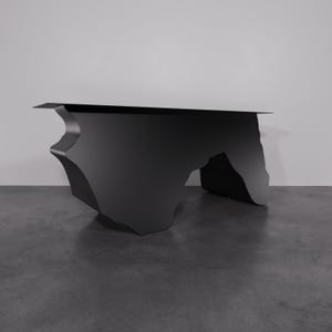 Designer Edition Handcrafted Metal Table Base, Modern Pedestal Table, Steel Table Legs, Designed Inspired by nature
