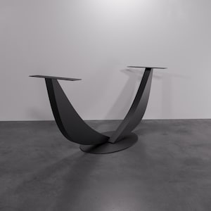 Modern Metal Table Leg: Rustic Industrial Home Decor