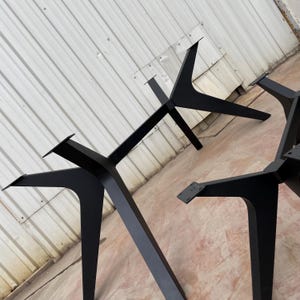 Modern Spider Metal Table Base: Heavy Duty Steel Dining Table Legs image 13
