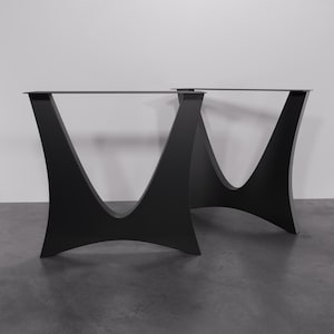 Handmade Metal Table Legs: Designer Steel Dining Legs