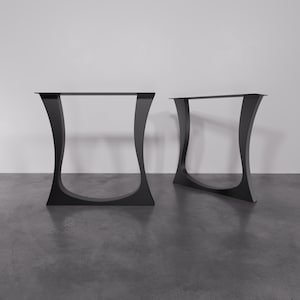 Table Legs, Black Table Legs, Handmade Furniture, DIY Table Legs 28H Set of 2 for Unique Design Table Legs