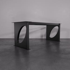 Handmade Metal Table Base Unique Design, Modern Industrial Steel Table Legs for Durability and Design