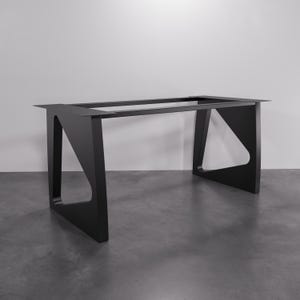 Handcrafted Metal Table Base, Sturdy Support for Custom Tables, Contemporary Metal Legs Design