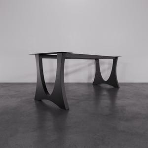 Moderne Metalltischbasis, stabile Stütze für individuelle Tische, zeitgemäßes Metallbeindesign