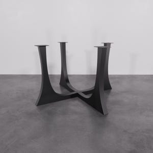 Premium Quality Metal Table Base for Round Tables | Unique & Modern Design | Handmade