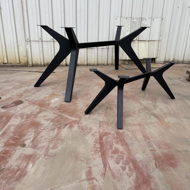 Modern Spider Metal Table Base: Heavy Duty Steel Dining Table Legs image 14