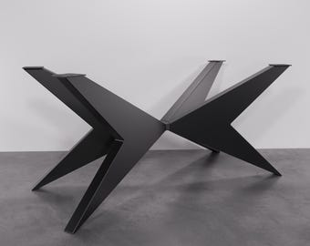 Spider Metal Dining Table Base: Abstract Modern Furniture Legs