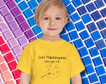 God's Masterpiece Toddler Short Sleeve Tee