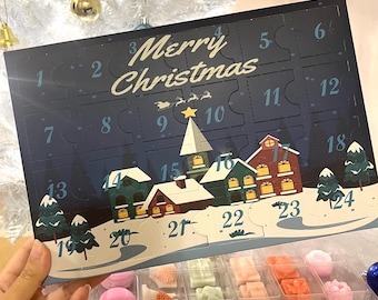 Kerstadventskalender: 24 kokoswasmelts, 7 geuren