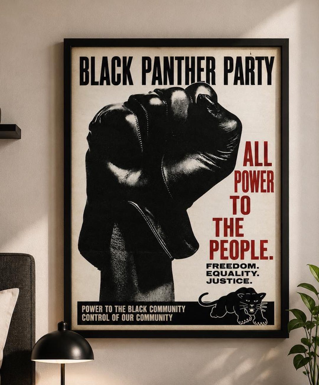 Vintage 60s Civil Rights Protest Poster – Historic Social Movement Wall ...