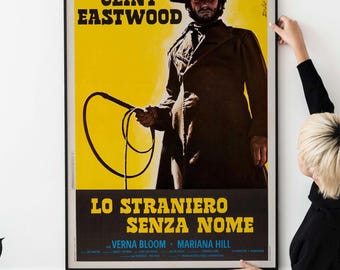 1960年代のレトロ西部劇映画ポスター、マカロニ・ウエスタンのアート