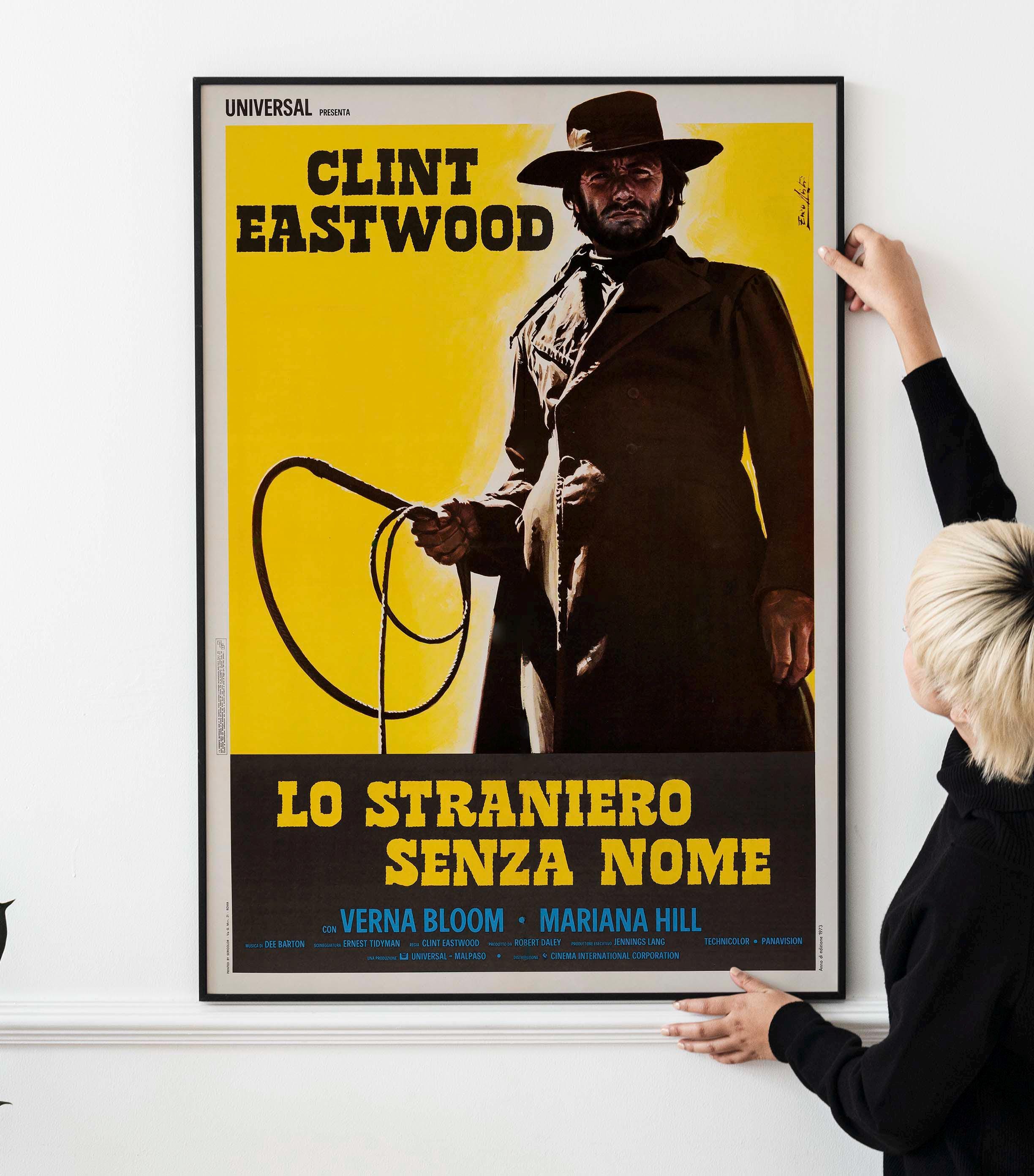 High Plains Drifter Classic Clint Eastwood Western Movie Poster