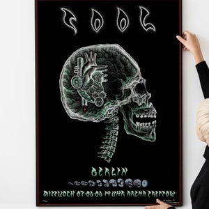 Rock Concert Poster – Vintage Alternative & Progressive Metal Music Art Print