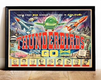 1960年代のヴィンテージSFアドベンチャーポスター - レトロな60年代
