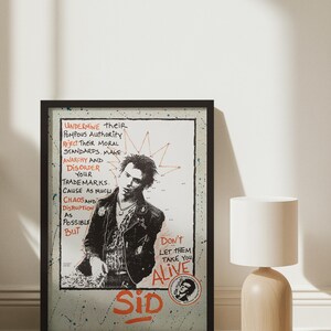 80s Punk Rock Poster – Retro Alternative Music Print, Vintage Concert ...
