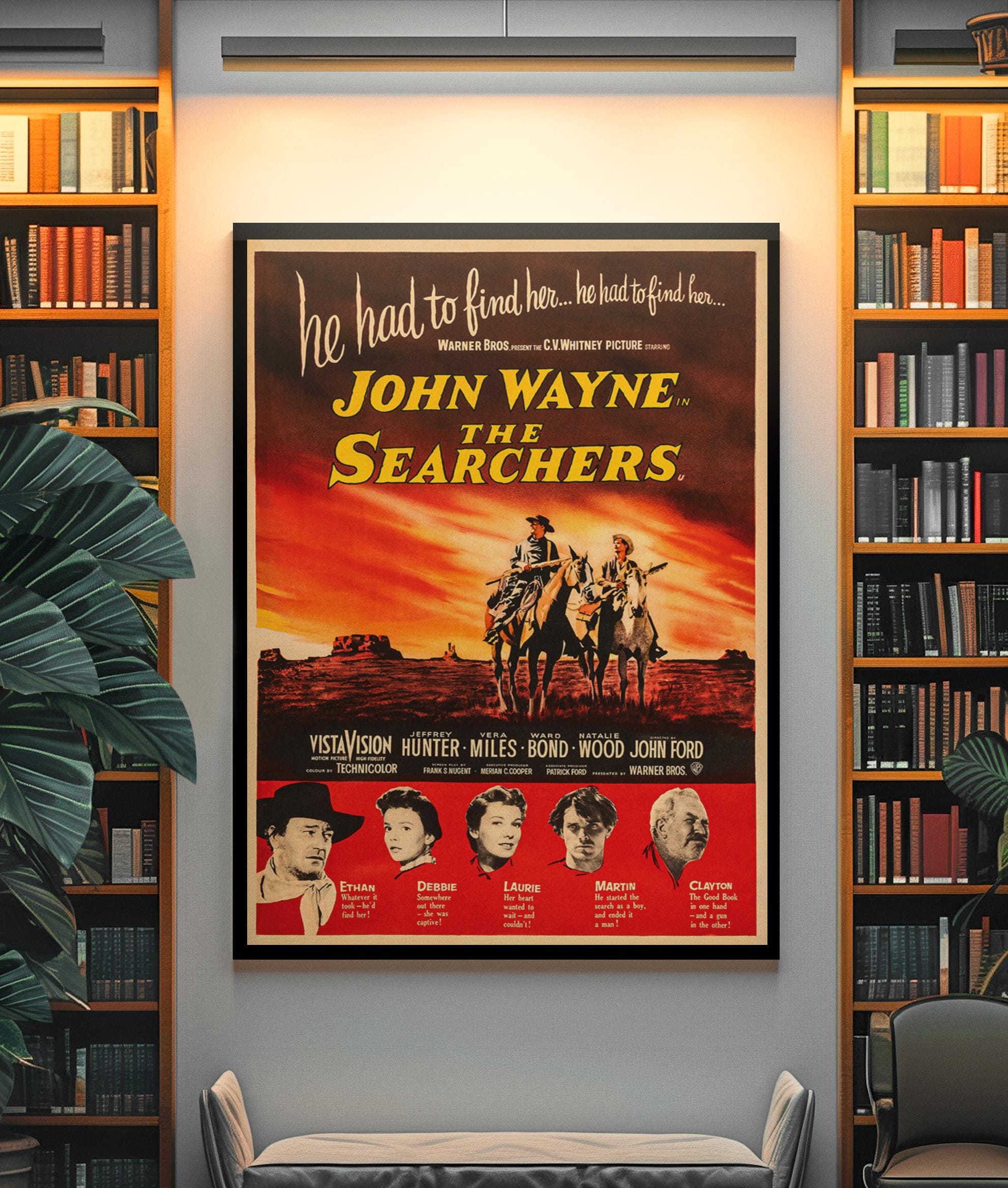 The Searchers 1956 Western Movie Poster – Classic Cowboy Film Art Print PRINTABLE DOWNLOAD