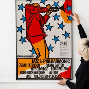 Póster de concierto de club de jazz vintage Arte de pared de fanático del jazz clásico Recuerdos DESCARGA IMPRIMIBLE