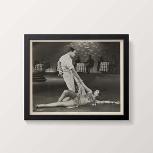 Singin&#39; in the Rain 1952 Gene Kelly and Cyd Charisse Photo Poster Print PRINTABLE DOWNLOAD