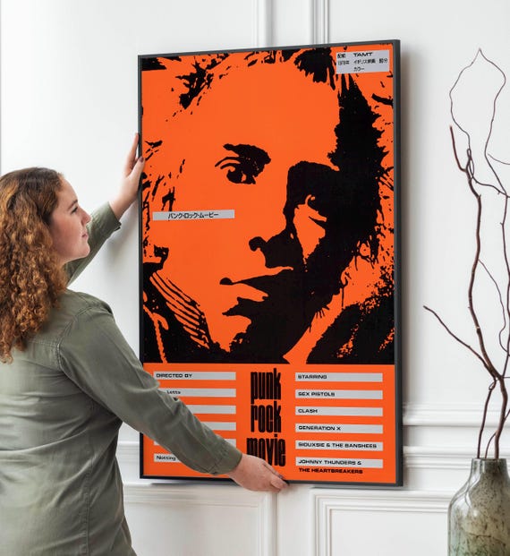 1970年代のパンクロックポスターセット - DIY反逆とアンダーグラウンド